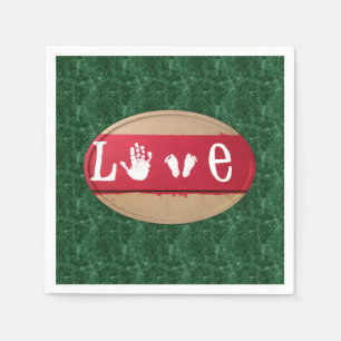 Valentinstag Zeitung Napkins Serviette