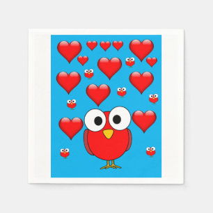 Valentinstag Zeitung Napkins Serviette