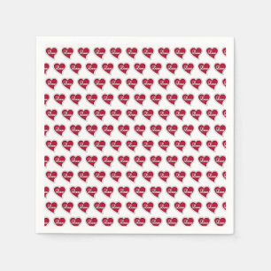 Valentinstag Zeitung Napkins Serviette