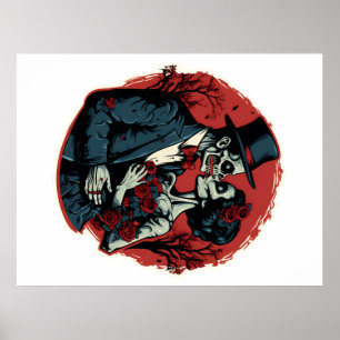 Valentinstag Zombies Liebe Poster