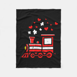 Valentinstag Zug Süße Lokomotive Jungen Kinder Kle Fleecedecke