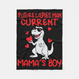 Valentinstag Zukünftiger Ladies Man Aktueller Mama Fleecedecke