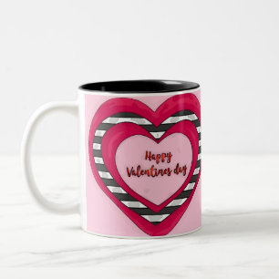 Valentinstag Zweifarbige Tasse