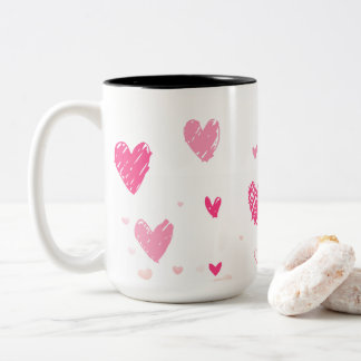 Valentinstag Zweifarbige Tasse