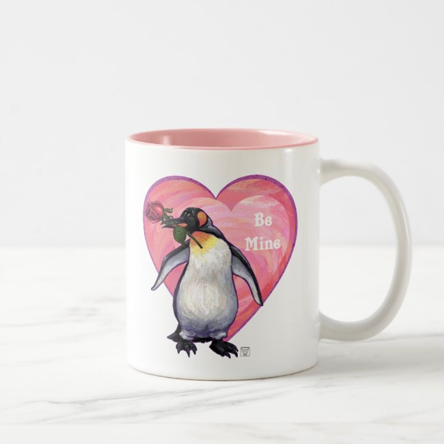 Valentinstag Zweifarbige Tasse (Rechts)