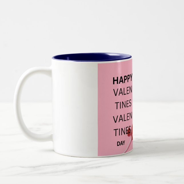 VALENTINSTAG ZWEIFARBIGE TASSE (Links)