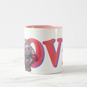 Valentinstag Zweifarbige Tasse