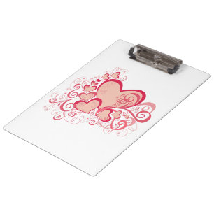 Valentinstag Zwischenablage Klemmbrett