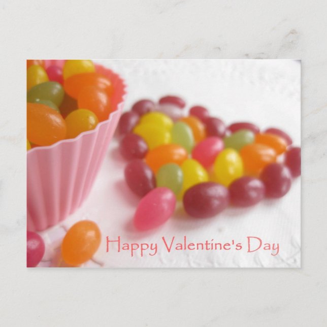 Valentinstagkarte Feiertagspostkarte (Vorderseite)