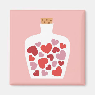 Valentinstagkartenentwurf Magnet