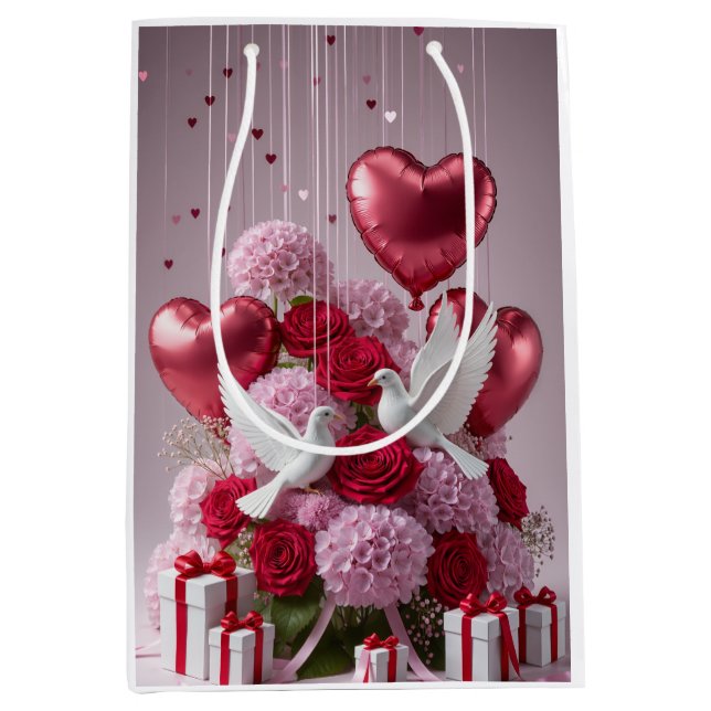 Valentinstags-Geschenktasche Mittlere Geschenktüte (Vorderseite)