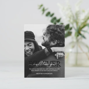 Valentinstags-Minimalismus-Feiertag Feiertagspostkarte