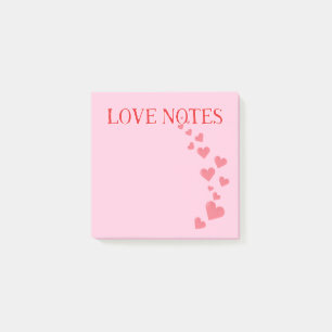 Valentinstags-Notizen Liebesnotizen Post-it Klebezettel