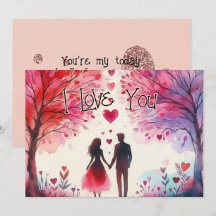 Valentinstagskarte 02 karte