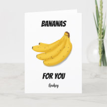 Valentinstagskarte Bananen für Dich