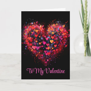 Valentinstagskarte Feiertagskarte
