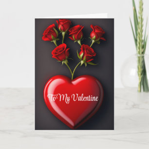 Valentinstagskarte Feiertagskarte