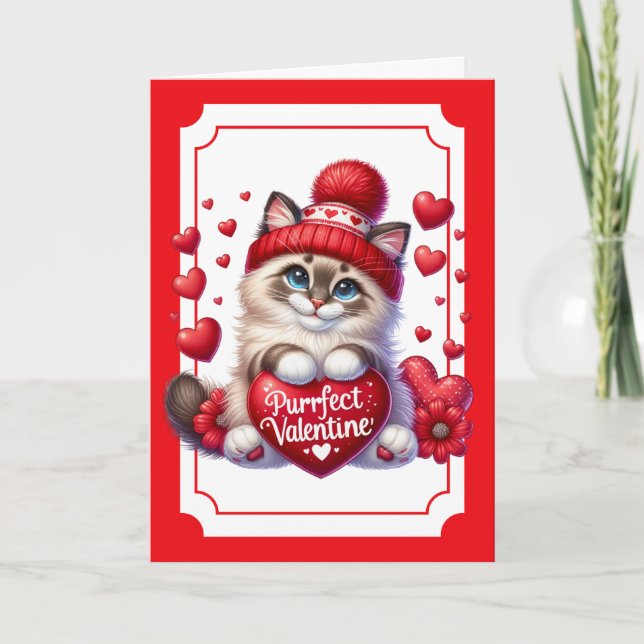 Valentinstagskarte Feiertagskarte (Vorderseite)