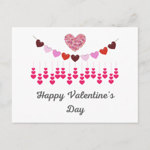 Valentinstagskarte Herzen Postkarte