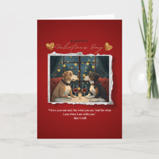 Valentinstagskarte-mit leerem Innenraum Feiertagskarte