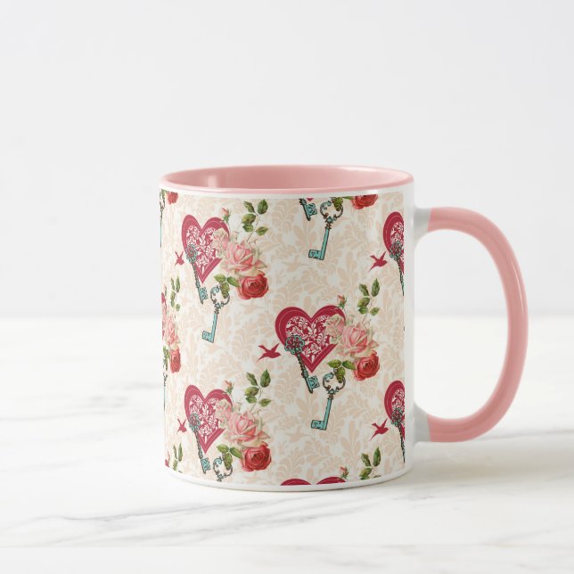 Valentinsthemen Tasse (Rechts)