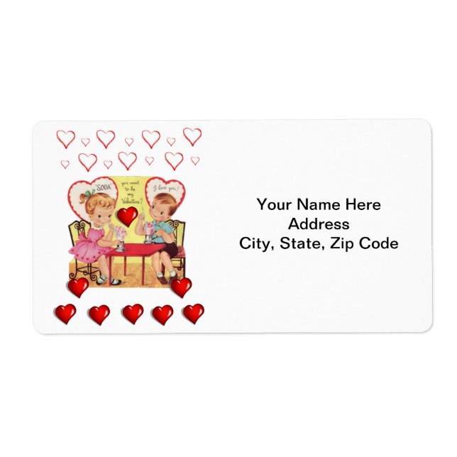 Valentintagsschilder Vintag (Vorne)