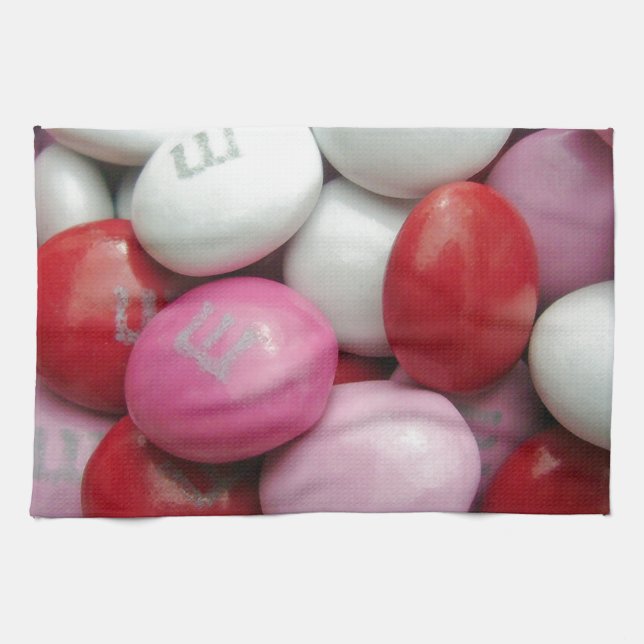 Valentinus Candy Geschirrtuch (Horizontal)