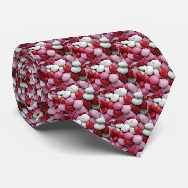 Valentinus Candy Krawatte (Gerollt)