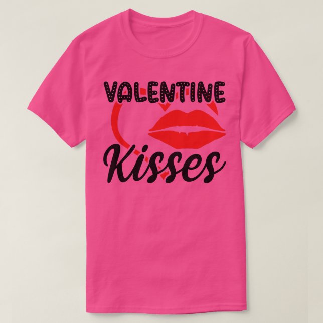 Valentne Kisses T-Shirt (Design vorne)
