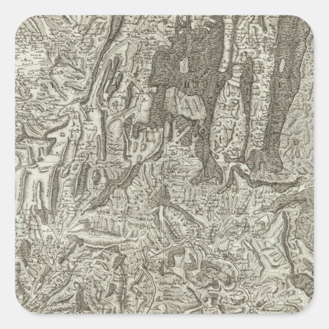 Valenz Quadratischer Aufkleber (Vorderseite)