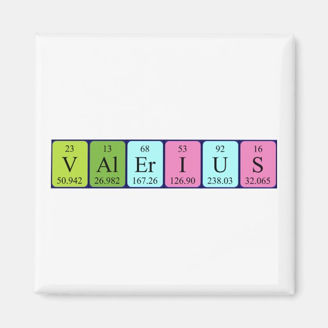 Valerius Periodenmagnet Magnet (Vorne)