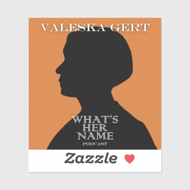 Valeska Gert Sticker (Blatt)
