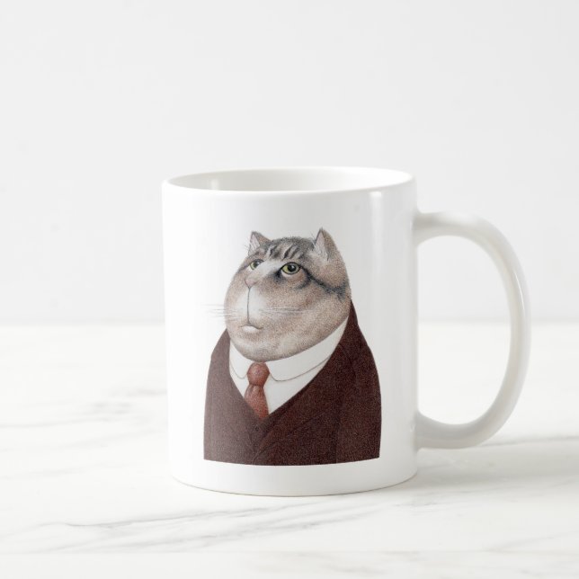 VALET CAT White Tasse (Rechts)