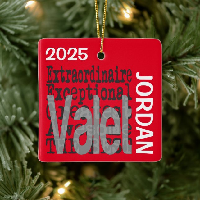 Valet Extraordinaire CUSTOM Keramikornament (Baum)