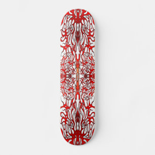 Valetine Tribal Herzerkrankungen Tattoo 2 Skateboard