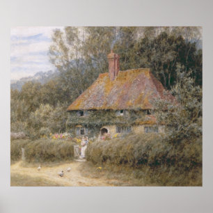 Valewood Bauernhof unter Blackwood, Surrey Poster