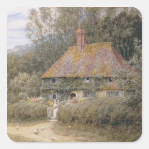 Valewood Farm under Blackwood, Surrey Quadratischer Aufkleber