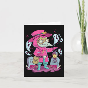 Valgory Vintag Gothic Plague Doctor Graves Hallow Karte