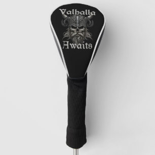 Valhalla Awaits - Skull Golf Headcover