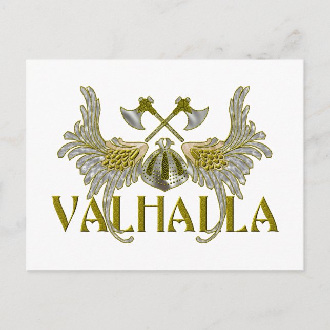 Valhalla Postkarte (Vorderseite)