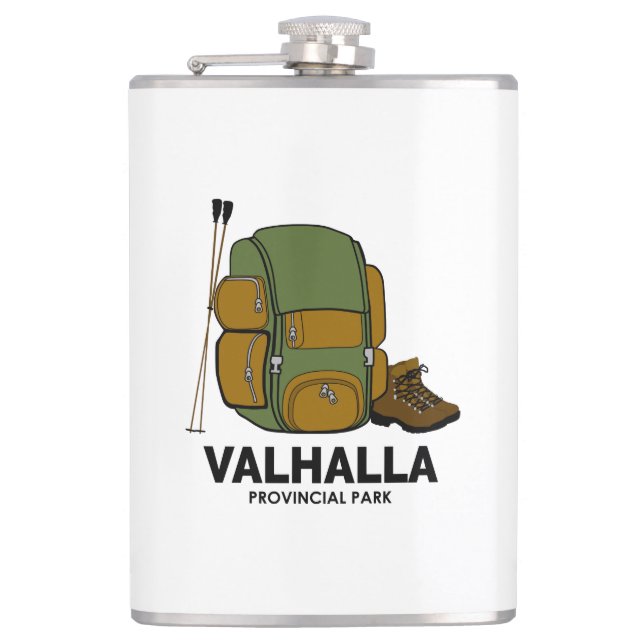 Valhalla Provincial Park Backpack Flachmann (Vorderseite)