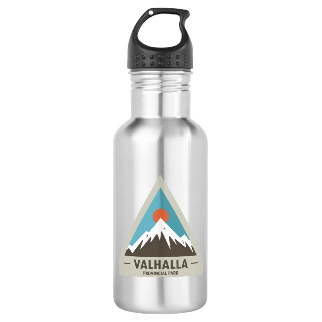 Valhalla Provincial Park Edelstahlflasche (Vorderseite)