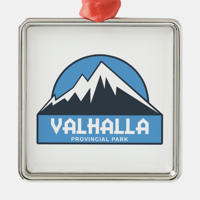 Valhalla Provincial Park Ornament Aus Metall (Vorne)