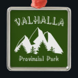Valhalla Provincial Park Ornament Aus Metall<br><div class="desc">Der Valhalla Provincial Park in British Columbia Kanada liegt am westlichen Ufer des Slocan Lake,  nördlich von Slocan und Castlegar und umfasst den größten Teil der Valhalla Range des Selkirk Mountains.</div>