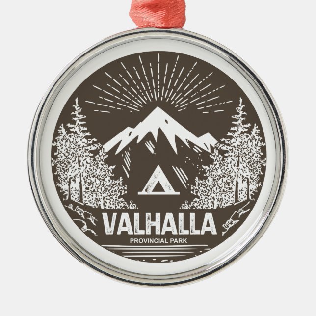 Valhalla Provincial Park Ornament Aus Metall (Vorne)