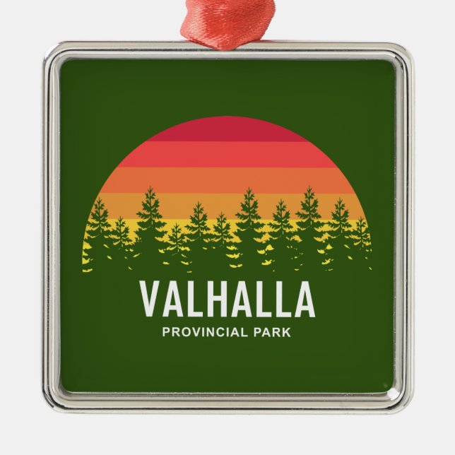 Valhalla Provincial Park Ornament Aus Metall (Vorne)