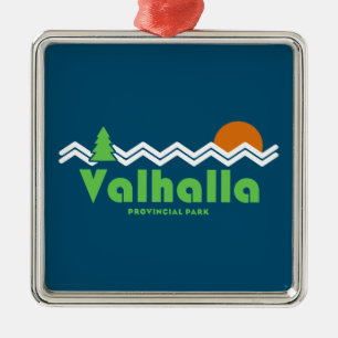 Valhalla Provincial Park Retro Ornament Aus Metall