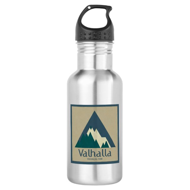 Valhalla Provincial Park Rustikal Edelstahlflasche (Vorderseite)