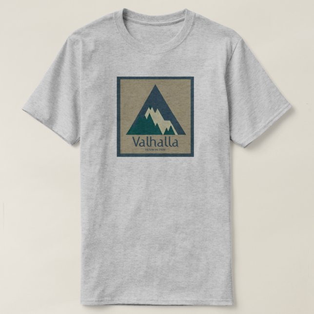 Valhalla Provincial Park Rustikal T-Shirt (Design vorne)