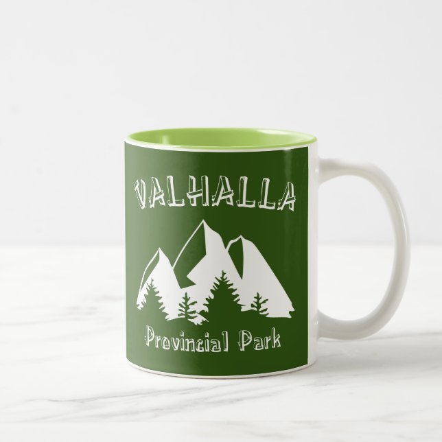 Valhalla Provincial Park Zweifarbige Tasse (Rechts)